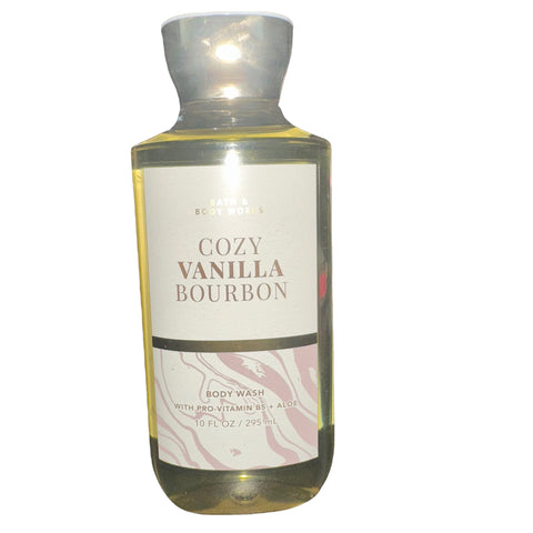 Bath & Body Works Cozy Vanilla Bourbon Shower Gel