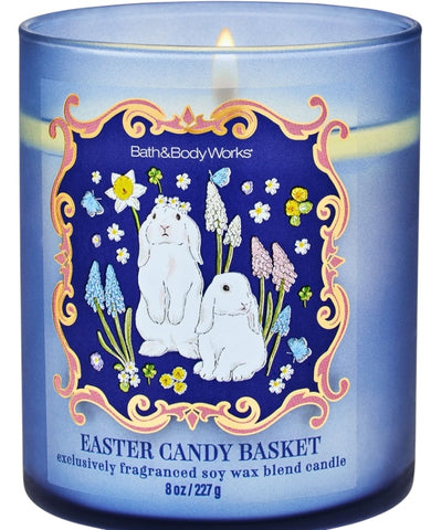 Bath & Body Works Easter Candy Basket Single Wick Candles