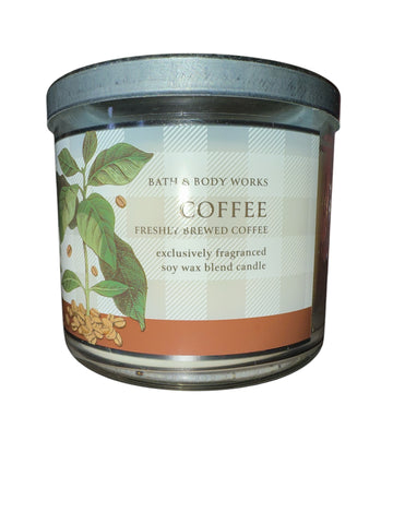 Bath & Body Works Freshly Brewed Coffee 3 Wick Candle