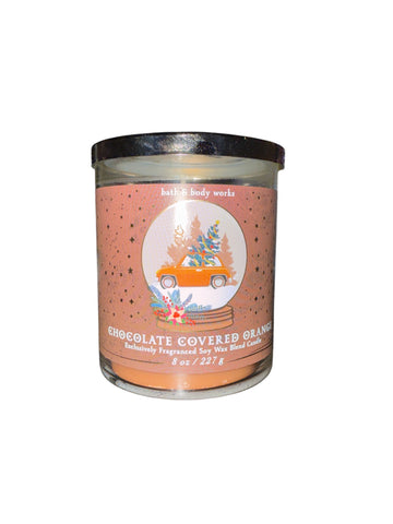 Bath & Body Works Chocolate Covered Orange Single Wick Candle