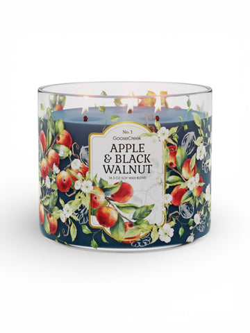 Goose Creek Apple & Black Walnut 3 Wick