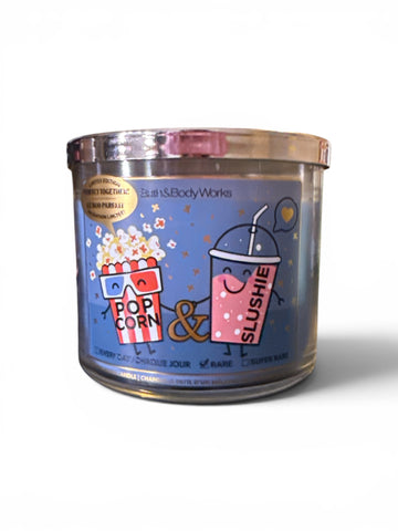 Bath & Bpdy Works Popcorn & Slushie 3 Wick Candle
