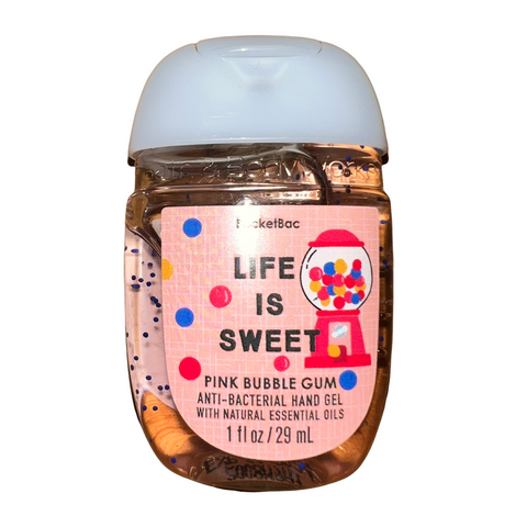 Bath & Body Works  Life Is Sweet Pink Bubble Gum Pocketbac
